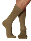 Men&#39;s Brown Calf Length Socks