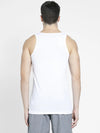 Deep Round Neck Sleeveless Vest (Pack of 2) - White
