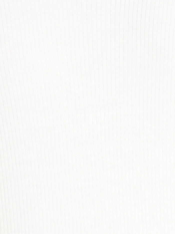 Men's Off White Thermal Long Sleeve Vest