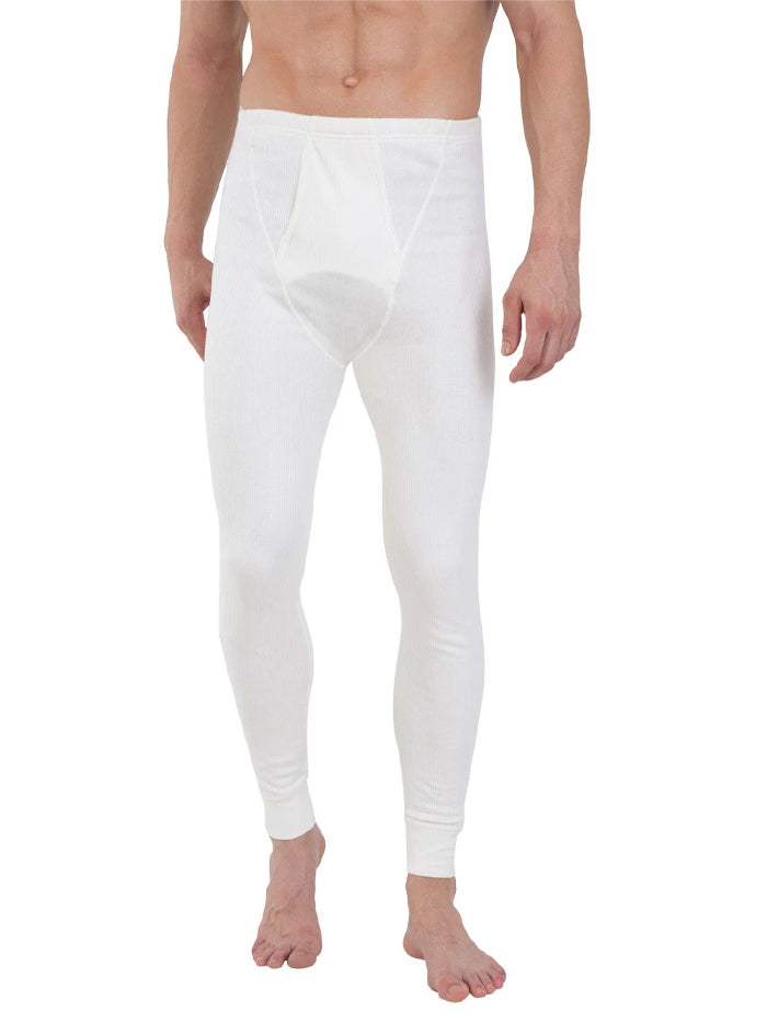 Men's Off White Thermal Long John