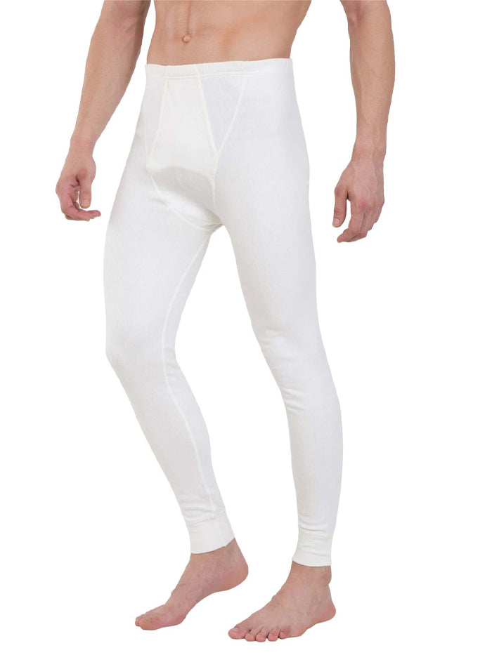 Men's Off White Thermal Long John