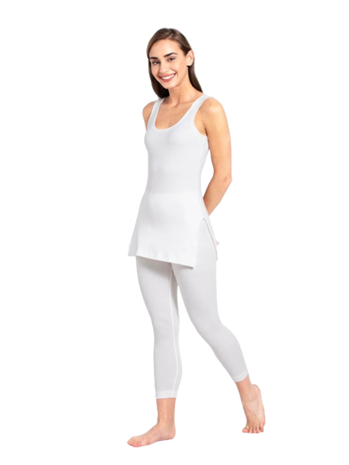 Ladies Off White Thermal Camisole