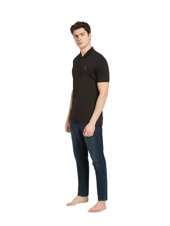 Men's Black Polo T-Shirt
