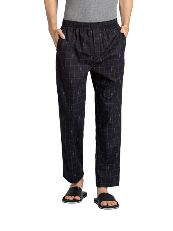 Men's Black Pyjama Bottoms