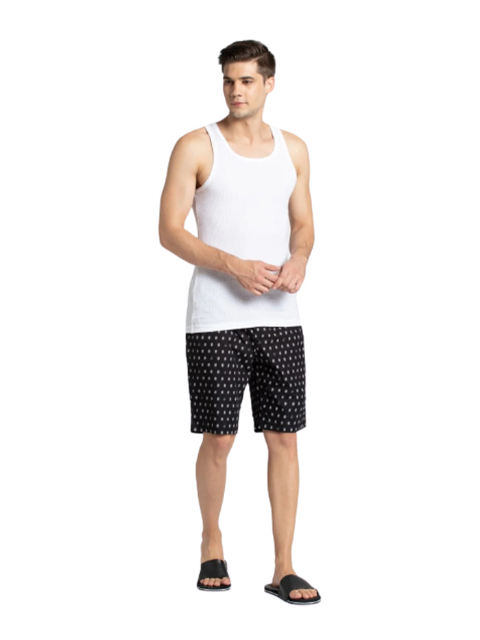 Men's Black Bermuda Bottoms