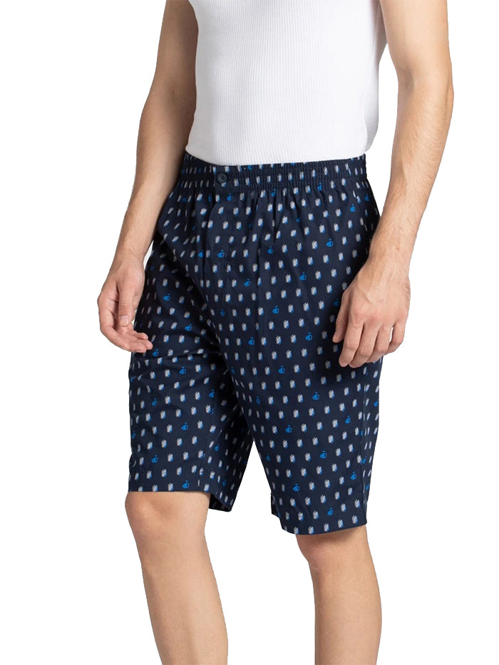 Men's Navy Des2 Bermuda Bottoms