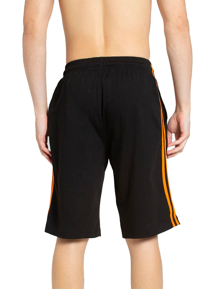 Men&#39;s Black &amp; Golden Poppy Knit Sport Shorts