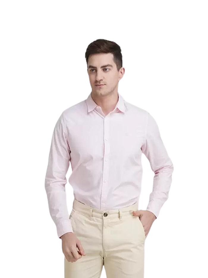 Men Slim Fit Solid Casual Shirt