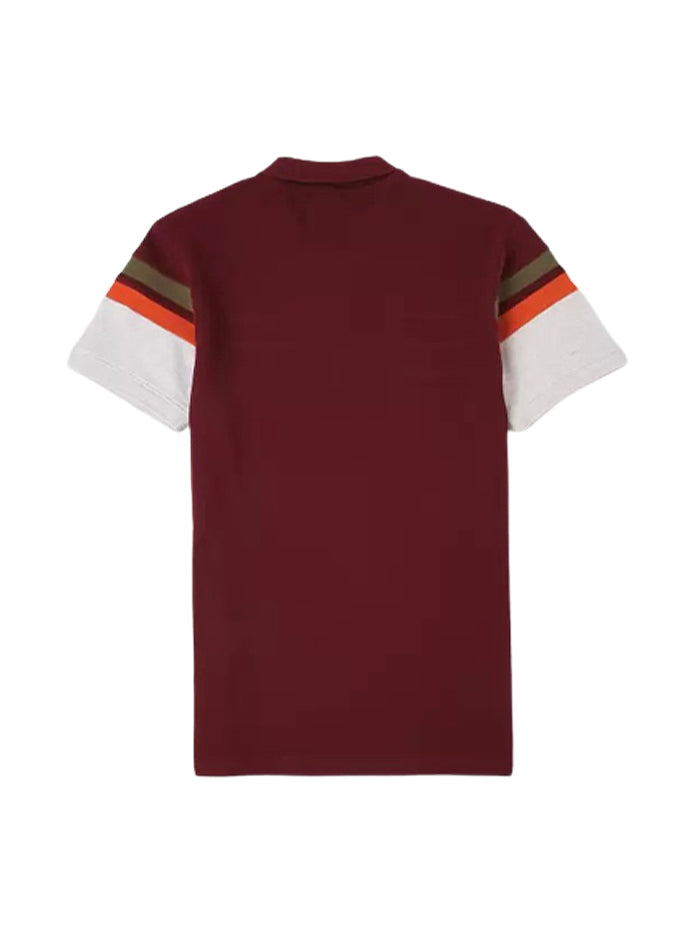 Color Block Men Polo Neck Multicolor T-Shirt