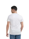 Printed Men Round Neck White T-Shirt