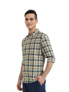 UNITED COLORS OF BENETTON MENS SLIM FIT CHECK SHIRT