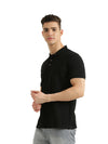 UNITED COLORS OF BENETTON MENS SHORT SLEEVE SOLID POLO