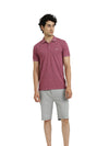 UNITED COLORS OF BENETTON MAGENTA POLO T-SHIRT