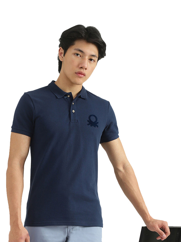 UNITED COLORS OF BENETTON MEN SOLID T-SHIRT