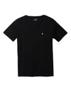 UNITED COLORS OF BENETTON BLACK V-NECK T-SHIRT