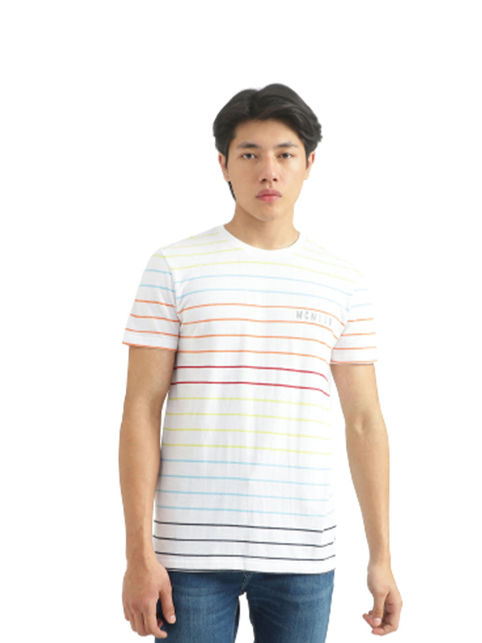 UNITED COLORS OF BENETTON MEN STRIPED T-SHIRT