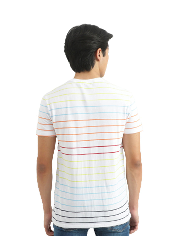 UNITED COLORS OF BENETTON MEN STRIPED T-SHIRT