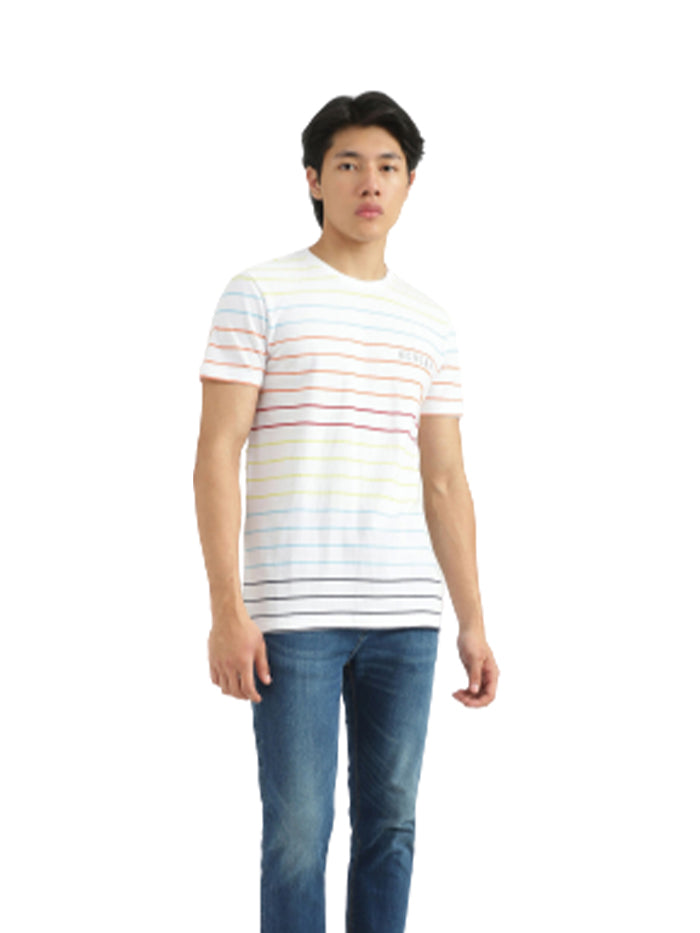 UNITED COLORS OF BENETTON MEN STRIPED T-SHIRT