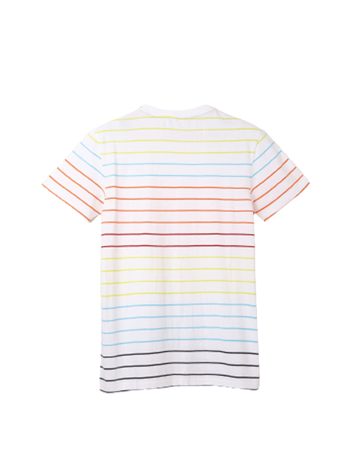 UNITED COLORS OF BENETTON MEN STRIPED T-SHIRT