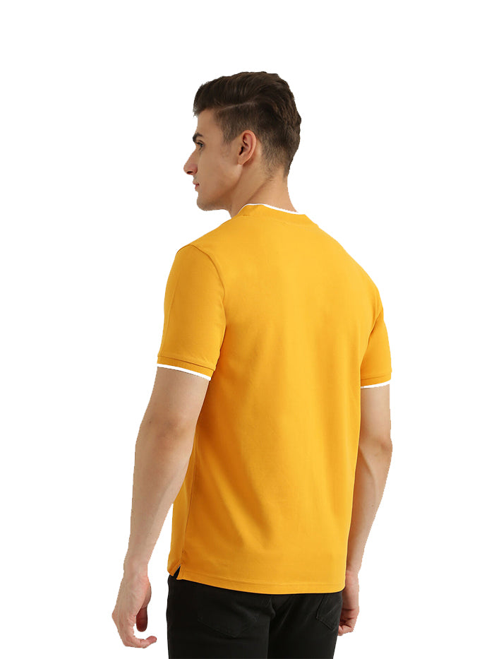 UNITED COLORS OF BENETTON MENS SHORT SLEEVE TIPPING T-SHIRT