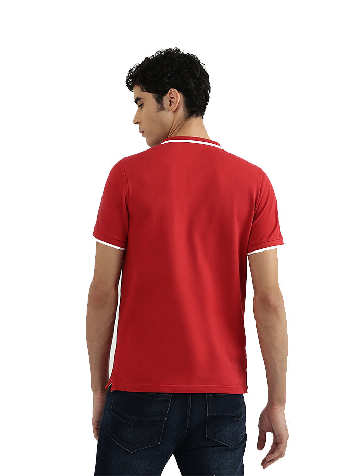 UNITED COLORS OF BENETTON MEN SOLID POLO NECK POLO T-SHIRT