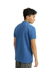 UNITED COLORS OF BENETTON BASIC BLUE POLO T-SHIRT