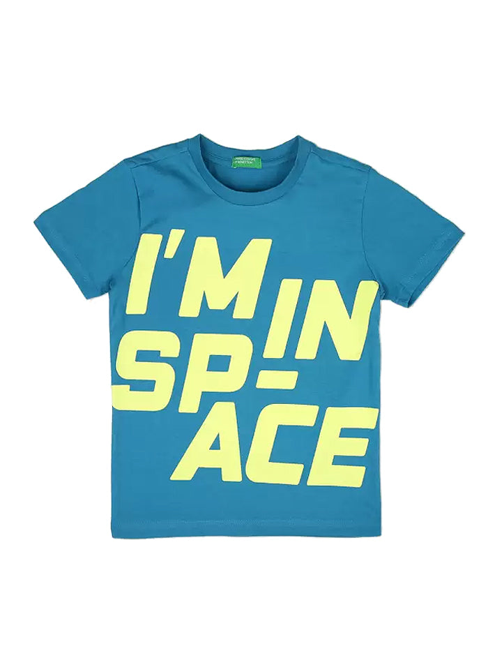 Baby Boys Typography Pure Cotton T Shirt