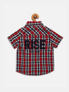 Boys Regular Fit Checkered Casual Shirt