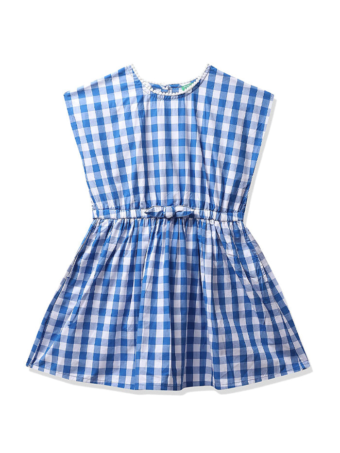 Girl's Cotton Fit and Flare Casual Dress