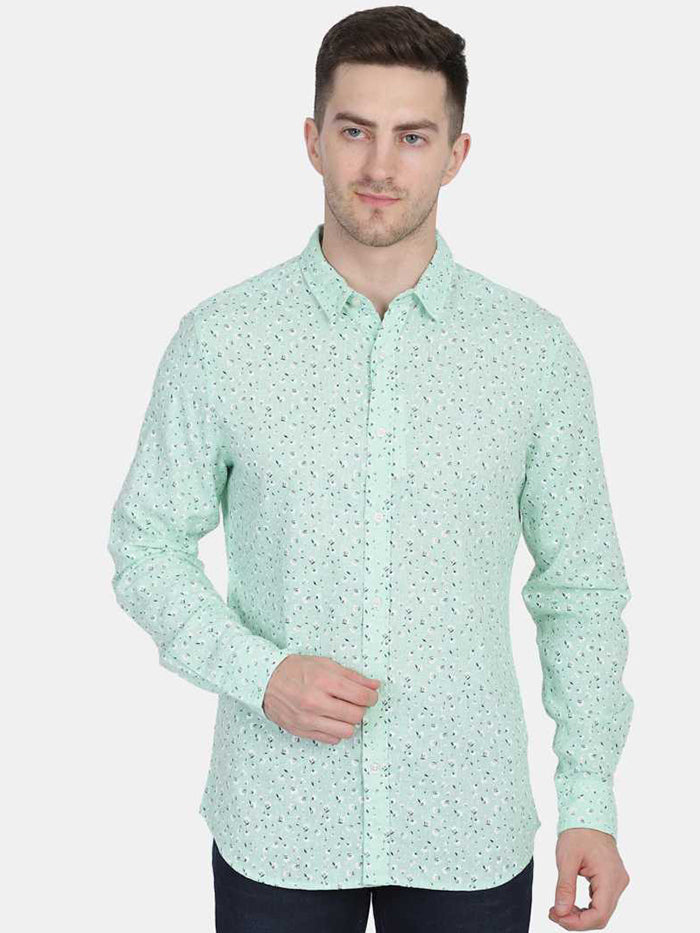 Men Slim Fit Printed Casual Shirt