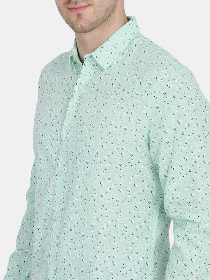 Men Slim Fit Printed Casual Shirt
