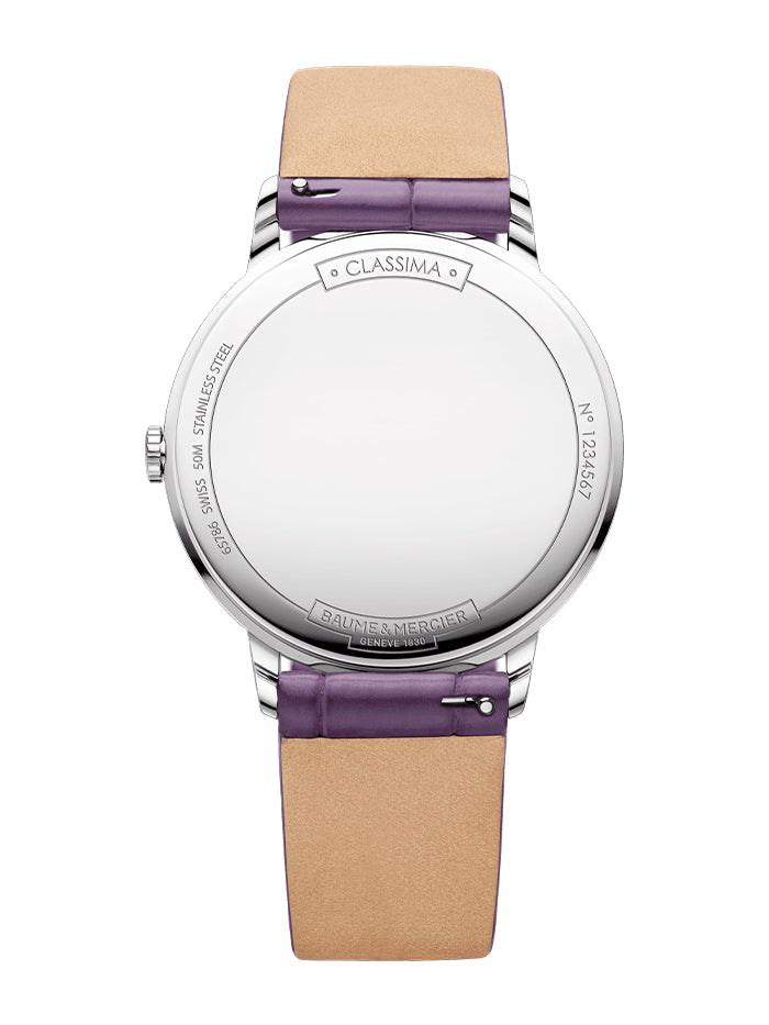 BAUME &amp; MERCIER CLASSIMA LADIES COLOURED STRAP