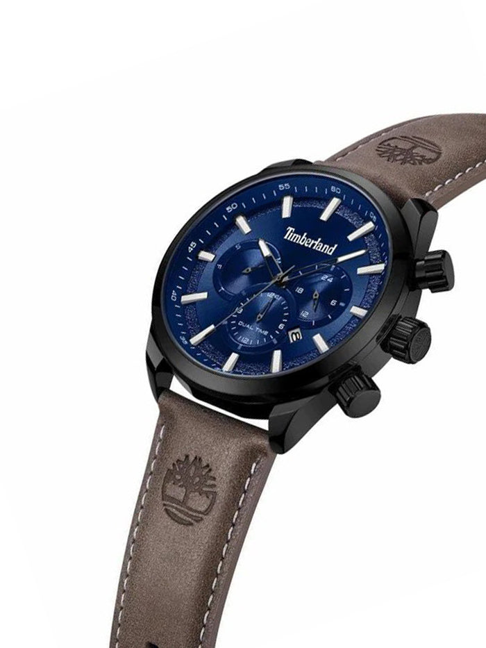 Timberland Brown leather Strap Millway multifunction Men's Watch