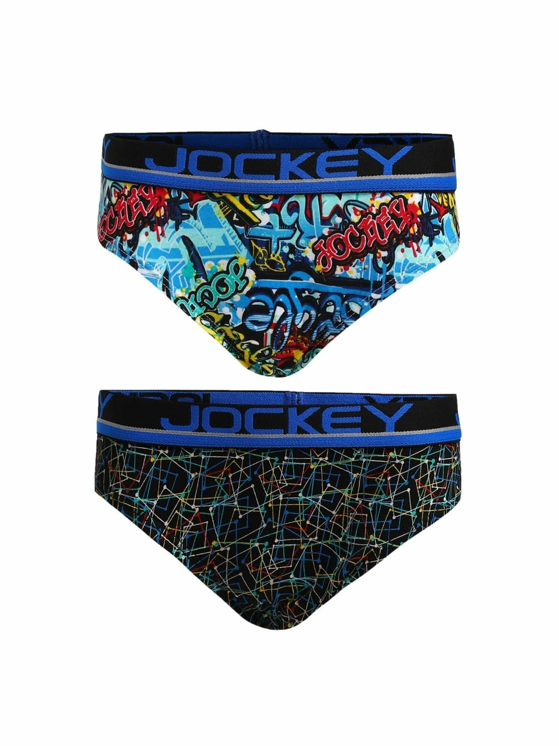 Boys Assorted Color & Prints Brief Pack of 2