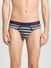 Men&#39;s Assorted Striped Yarn dyed Brief