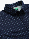 Men Slim Fit Printed Spread Collar Casual Shirt