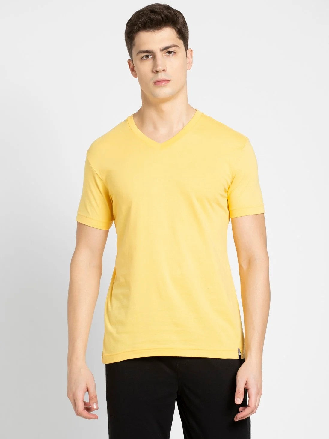 Men's Corn Silk V-Neck T-shirt