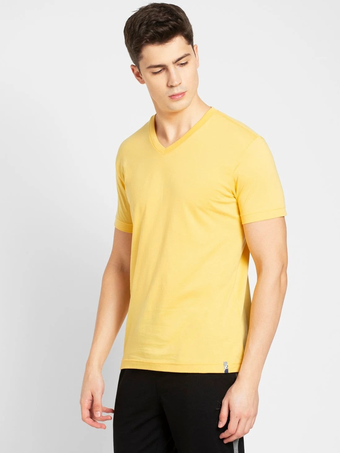 Men's Corn Silk V-Neck T-shirt