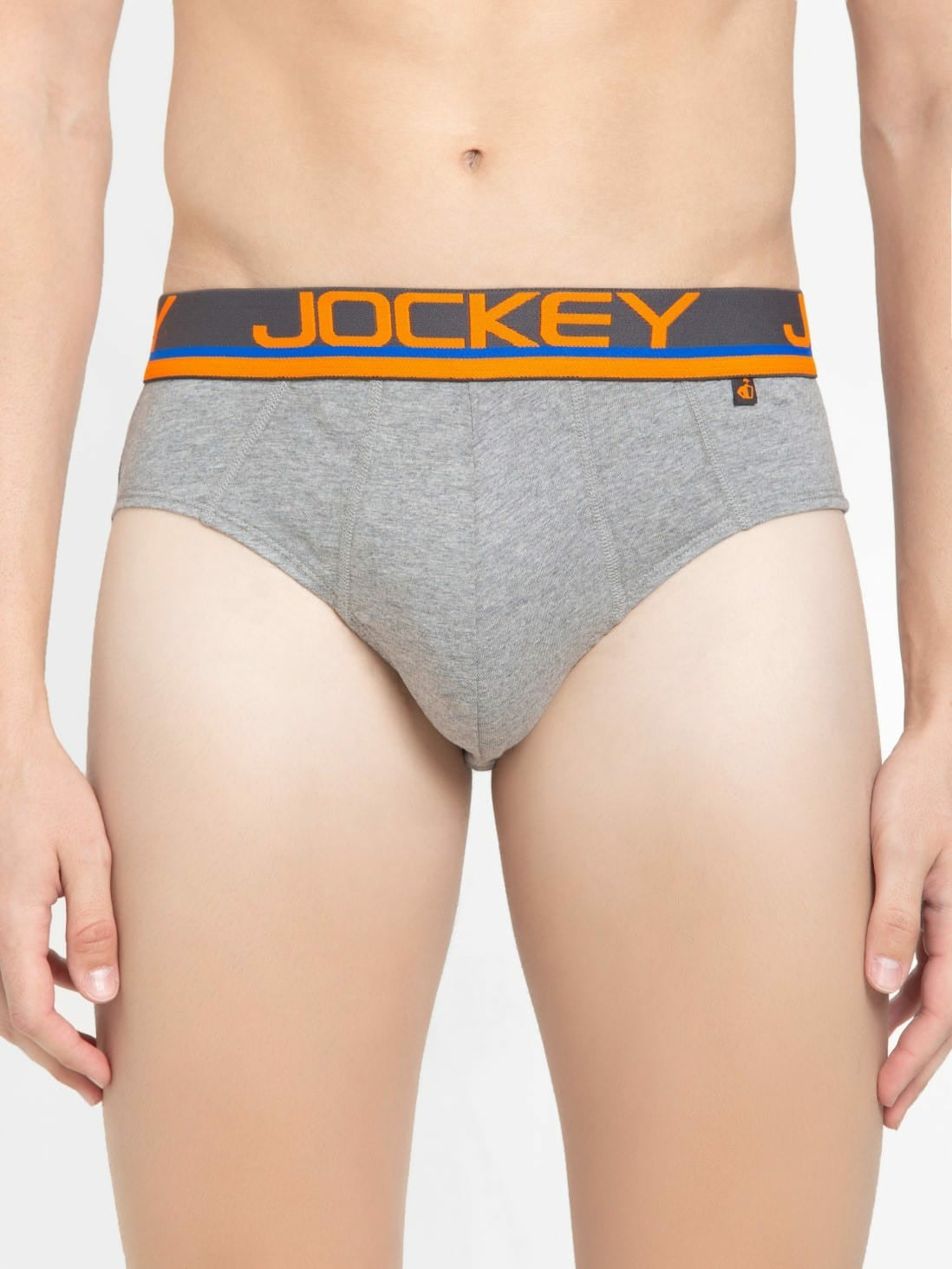 Men's Assorted Grey Melange Bold Brief