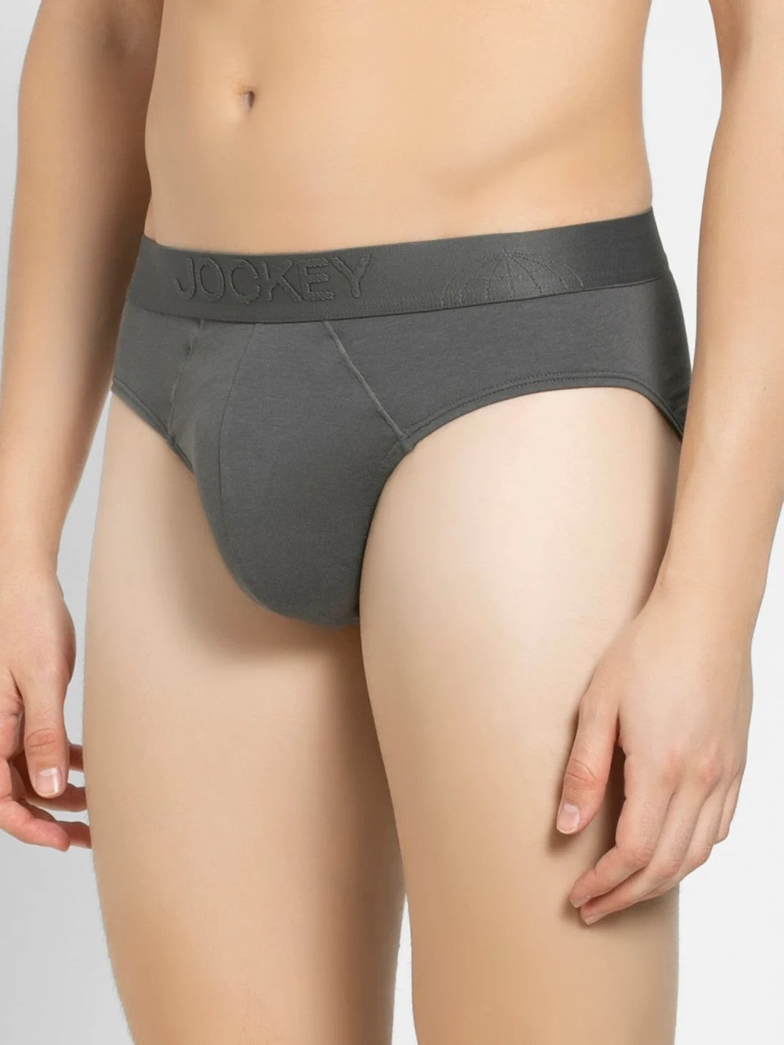 Men's Gun Metal Ultra Soft Brief