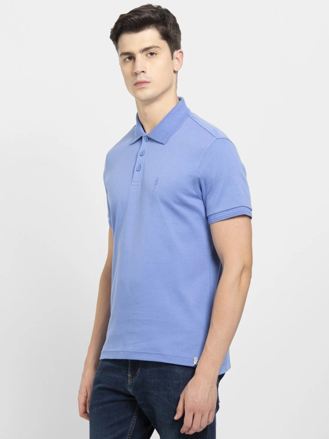 Men's Iris Blue Polo T-Shirt