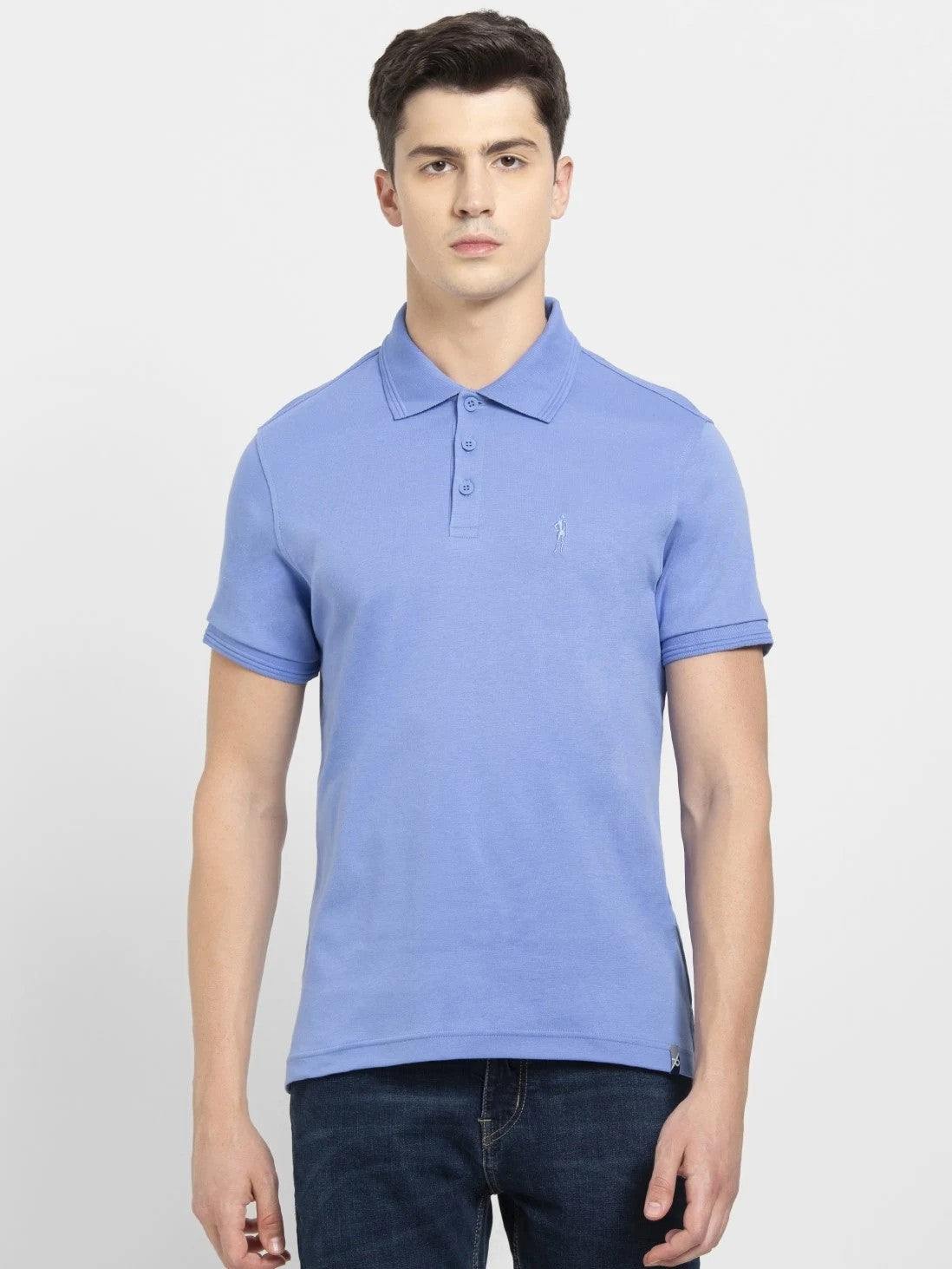 Men's Iris Blue Polo T-Shirt