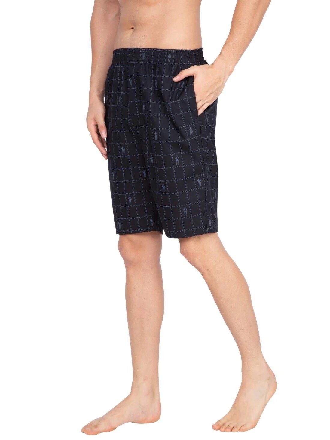 Men&#39;s Navy Des1 Bermuda Bottoms