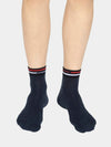Men&#39;s Navy Melange Ankle Socks