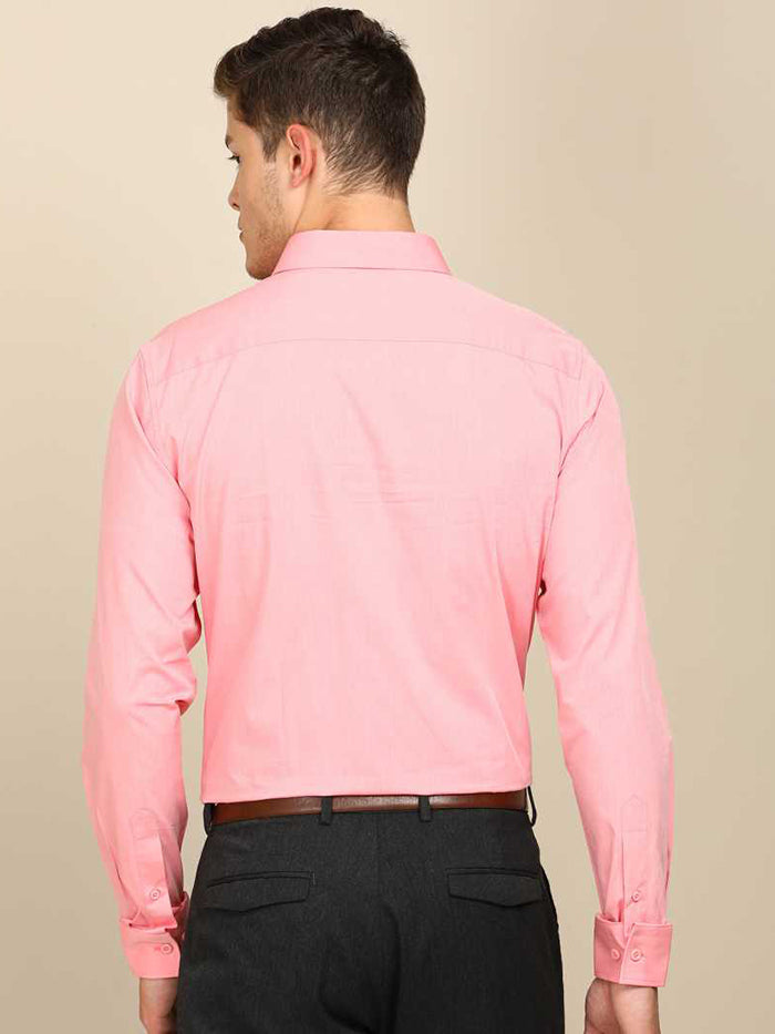 Men Slim Fit Solid Casual Shirt