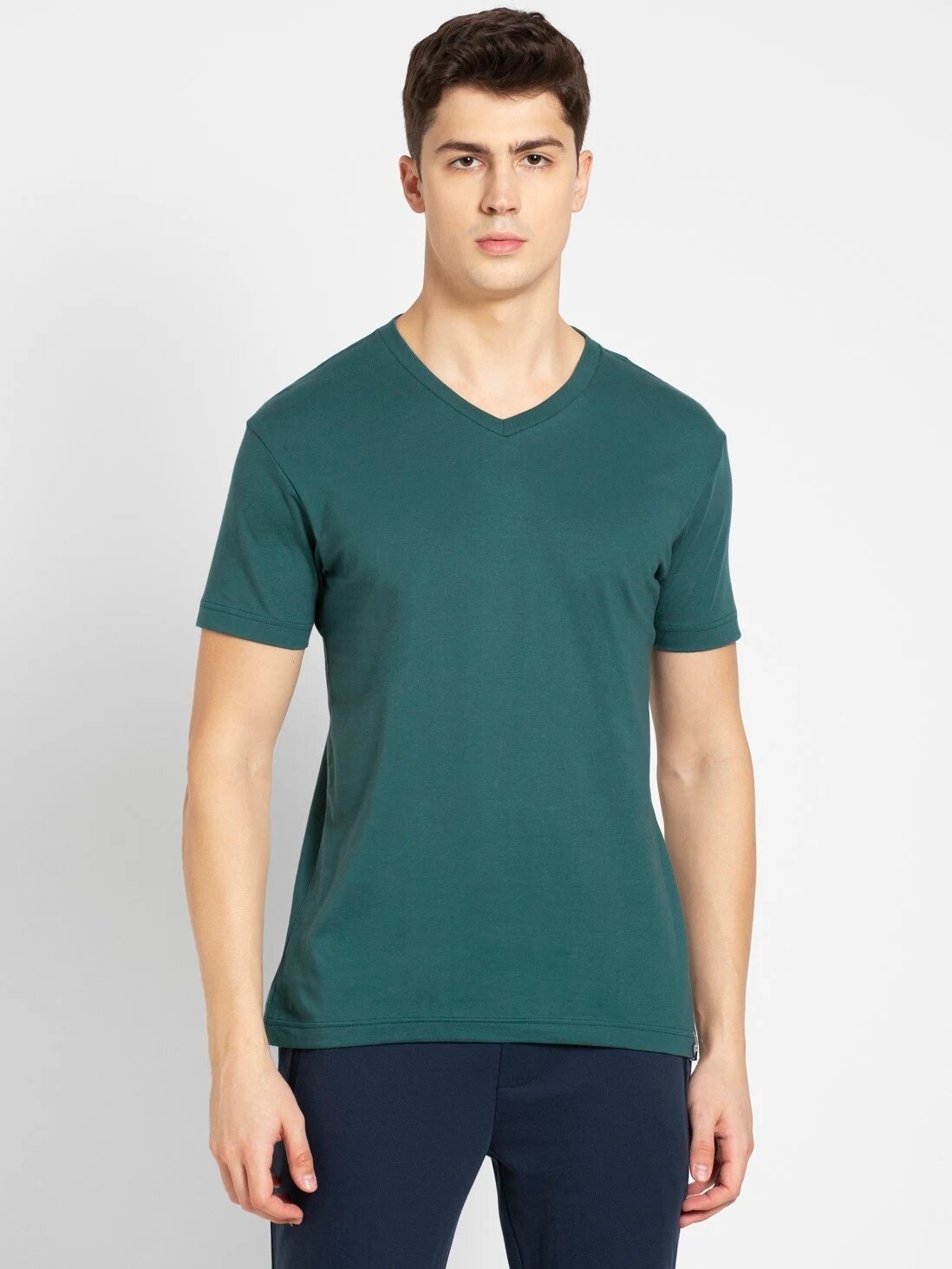 Men's Pacific Green V-Neck T-shirt