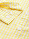 Men Slim Fit Checkered Button Down Collar Casual Shirt